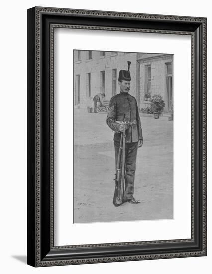 'Sergeant, The King's Royal Rifle Corps', c1880-Unknown-Framed Photographic Print