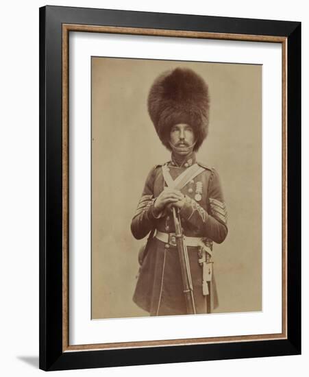 Sergeant William Powell, Grenadier Guards-Joseph Cundall and Robert Howlett-Framed Photographic Print