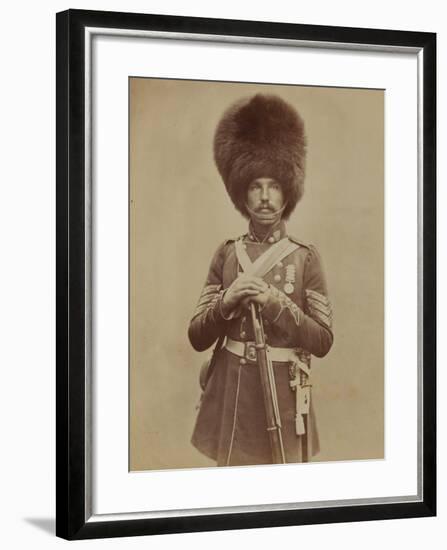 Sergeant William Powell, Grenadier Guards-Joseph Cundall and Robert Howlett-Framed Photographic Print