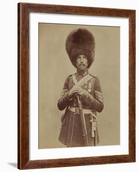 Sergeant William Powell, Grenadier Guards-Joseph Cundall and Robert Howlett-Framed Photographic Print