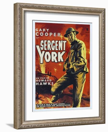 Sergeant York, 1941, Directed by Howard Hawks-null-Framed Giclee Print