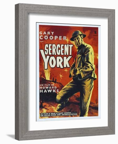 Sergeant York, 1941, Directed by Howard Hawks-null-Framed Giclee Print