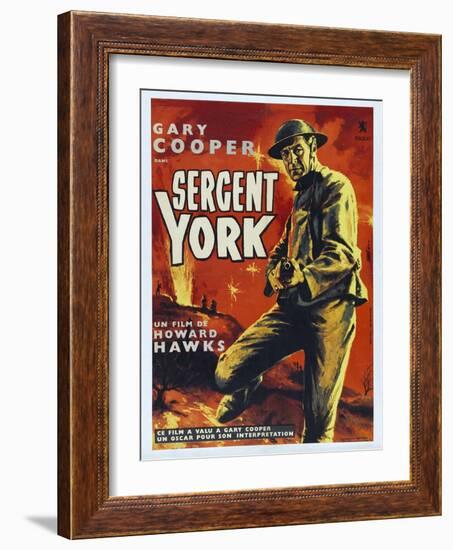 Sergeant York, 1941, Directed by Howard Hawks-null-Framed Giclee Print