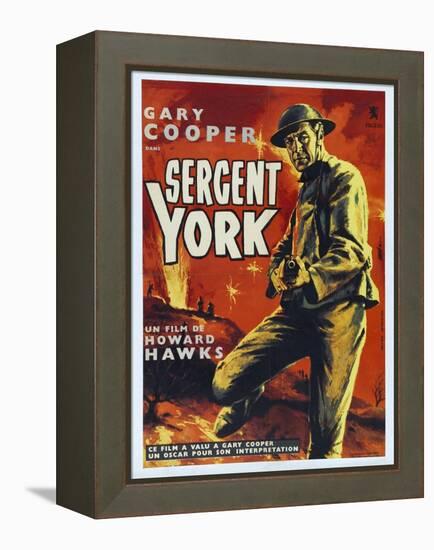 Sergeant York, 1941, Directed by Howard Hawks-null-Framed Premier Image Canvas