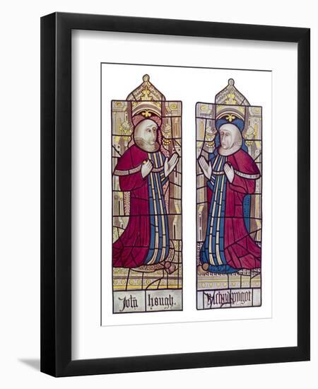 Sergeants at Law. During Medieval Times These were Members of a Superior Order of Barristers-null-Framed Art Print