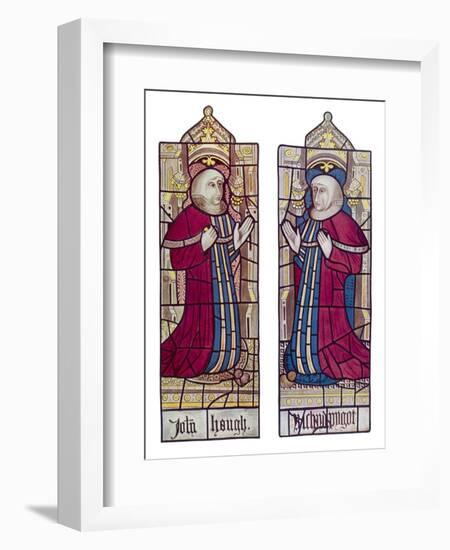 Sergeants at Law. During Medieval Times These were Members of a Superior Order of Barristers-null-Framed Art Print