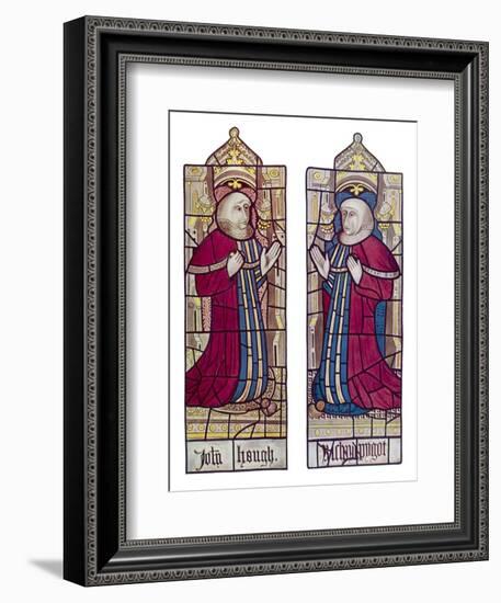 Sergeants at Law. During Medieval Times These were Members of a Superior Order of Barristers-null-Framed Art Print
