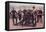 Sergeants of the Royal Horse Artillery with a 12 Pounder Gun-Louis Creswicke-Framed Premier Image Canvas