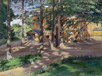 In a Country Estate, 1910-Sergei Arsenyevich Vinogradov-Giclee Print