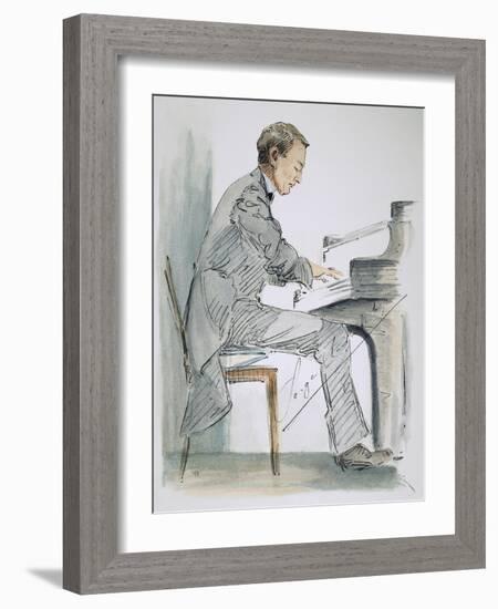 Sergei Rachmaninoff-Hilda Wiener-Framed Giclee Print