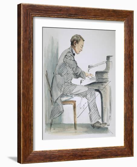 Sergei Rachmaninoff-Hilda Wiener-Framed Giclee Print