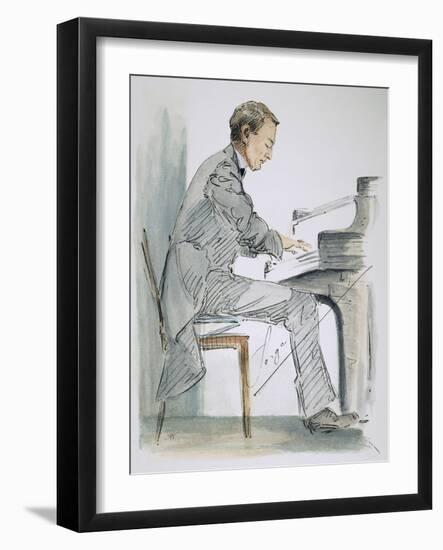 Sergei Rachmaninoff-Hilda Wiener-Framed Giclee Print