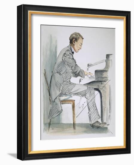 Sergei Rachmaninoff-Hilda Wiener-Framed Giclee Print