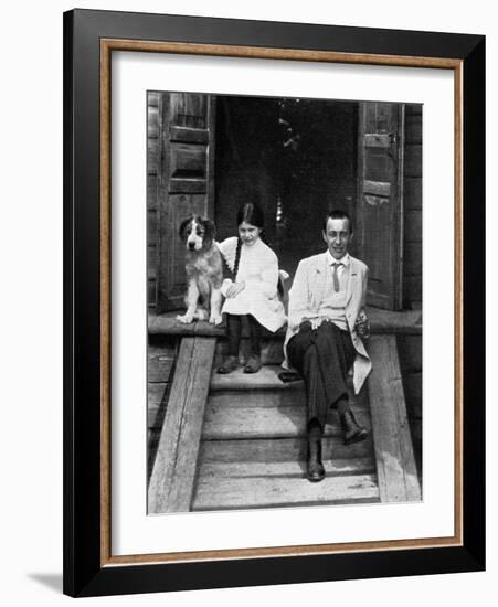 Sergei Rachmaninov, Russian Composer, Pianist and Conductor, Ivanovka, Russia, 1913-null-Framed Giclee Print