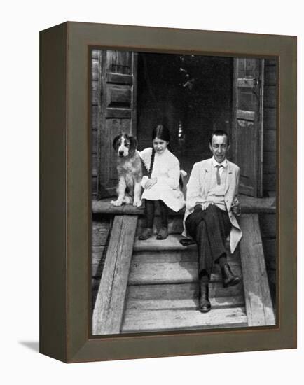 Sergei Rachmaninov, Russian Composer, Pianist and Conductor, Ivanovka, Russia, 1913-null-Framed Premier Image Canvas