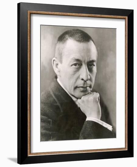 Sergei Rachmaninov Russian Composer-null-Framed Premium Photographic Print