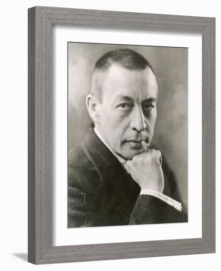 Sergei Rachmaninov Russian Composer-null-Framed Photographic Print