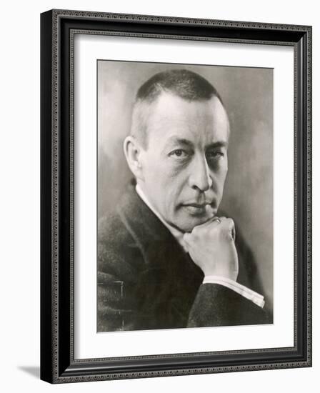 Sergei Rachmaninov Russian Composer-null-Framed Photographic Print