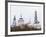 Sergiev Posad. Snow-Covered Domes of Holy Trinity-Sergius Lavra in Winter-vicsa-Framed Photographic Print