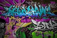 Graffiti Wall Urban Art-SergWSQ-Art Print