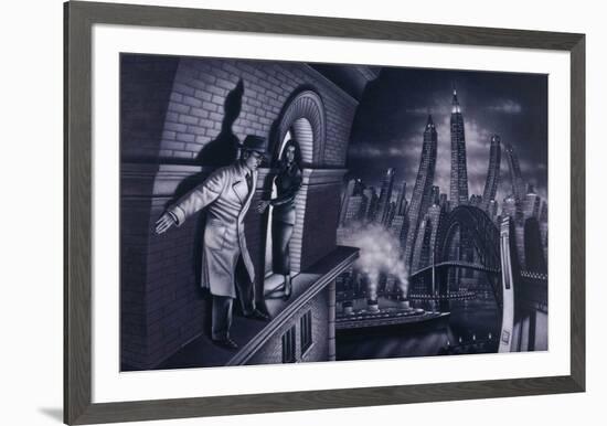 Série noire 3-Alain Cardinal-Framed Art Print