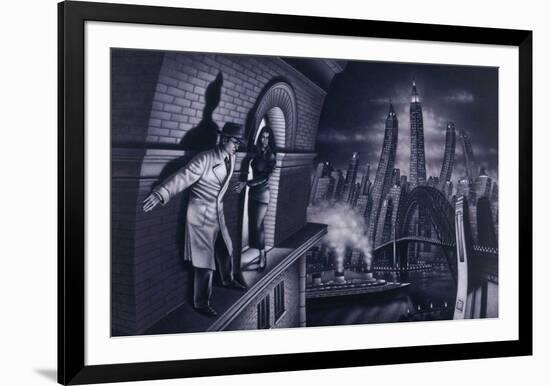 Série noire 3-Alain Cardinal-Framed Art Print