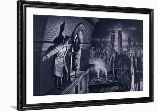 Série noire 3-Alain Cardinal-Framed Art Print