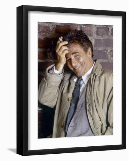 serie televisee Columbo with Peter Falk (inspecteur Columbo), 1968- 1978 (photo)-null-Framed Photo