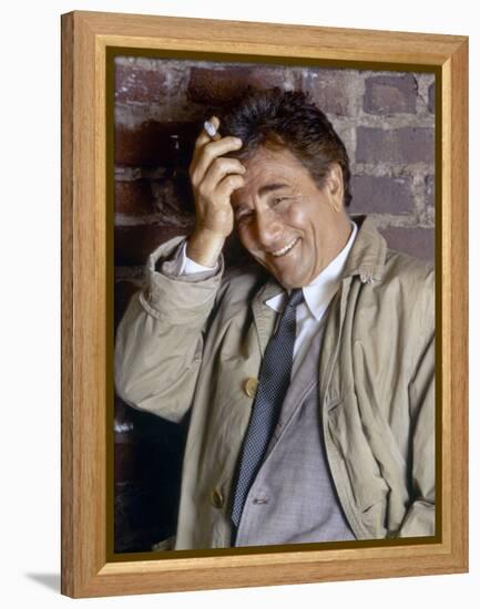 serie televisee Columbo with Peter Falk (inspecteur Columbo), 1968- 1978 (photo)-null-Framed Stretched Canvas