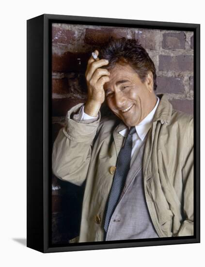 serie televisee Columbo with Peter Falk (inspecteur Columbo), 1968- 1978 (photo)-null-Framed Stretched Canvas