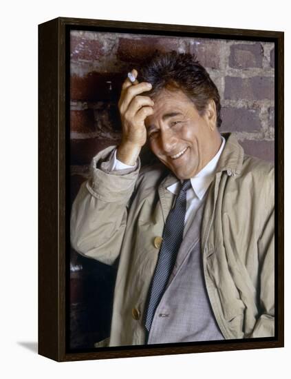 serie televisee Columbo with Peter Falk (inspecteur Columbo), 1968- 1978 (photo)-null-Framed Stretched Canvas