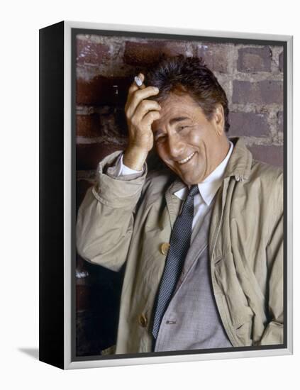 serie televisee Columbo with Peter Falk (inspecteur Columbo), 1968- 1978 (photo)-null-Framed Stretched Canvas