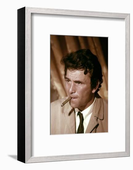 Serie televisee Columbo with Peter Falk (inspecteur Columbo), 1971-2003 (photo)-null-Framed Photo