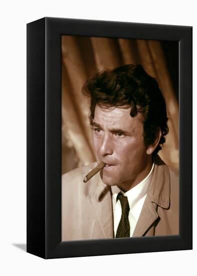 Serie televisee Columbo with Peter Falk (inspecteur Columbo), 1971-2003 (photo)-null-Framed Stretched Canvas