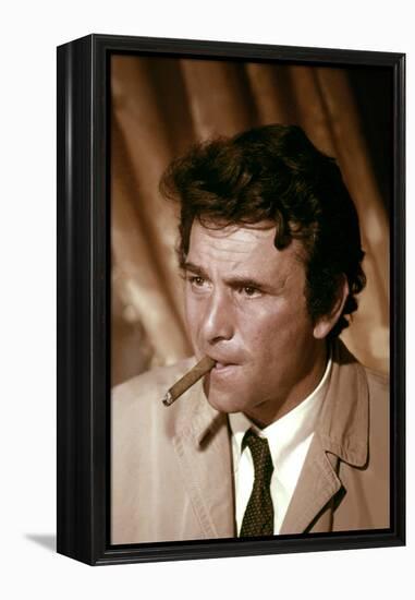 Serie televisee Columbo with Peter Falk (inspecteur Columbo), 1971-2003 (photo)-null-Framed Stretched Canvas