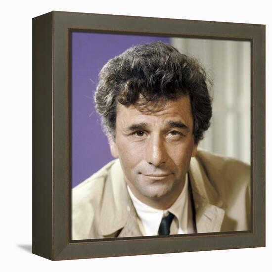 Serie televisee Columbo with Peter Falk (inspecteur Columbo), 1971-2003 (photo)-null-Framed Stretched Canvas