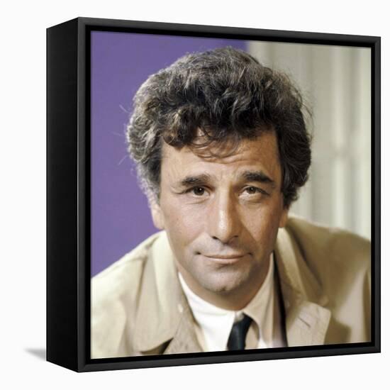 Serie televisee Columbo with Peter Falk (inspecteur Columbo), 1971-2003 (photo)-null-Framed Stretched Canvas