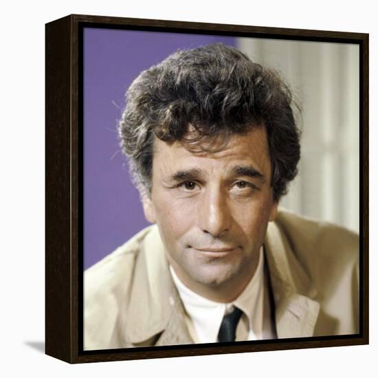 Serie televisee Columbo with Peter Falk (inspecteur Columbo), 1971-2003 (photo)-null-Framed Stretched Canvas