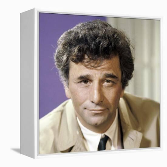 Serie televisee Columbo with Peter Falk (inspecteur Columbo), 1971-2003 (photo)-null-Framed Stretched Canvas