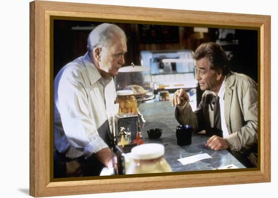 Serie televisee COLUMBO with Peter Falk (inspecteur Columbo), 1971-2003 (photo)-null-Framed Stretched Canvas