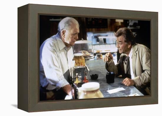 Serie televisee COLUMBO with Peter Falk (inspecteur Columbo), 1971-2003 (photo)-null-Framed Stretched Canvas