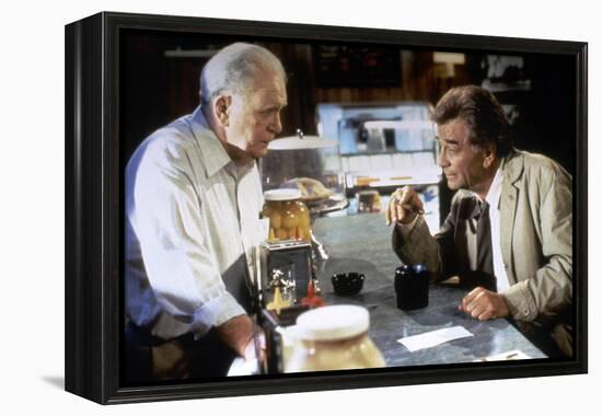 Serie televisee COLUMBO with Peter Falk (inspecteur Columbo), 1971-2003 (photo)-null-Framed Stretched Canvas