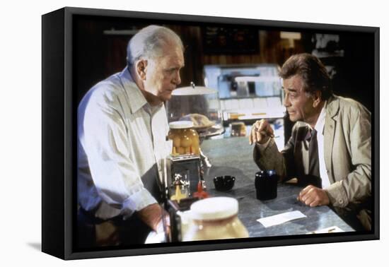 Serie televisee COLUMBO with Peter Falk (inspecteur Columbo), 1971-2003 (photo)-null-Framed Stretched Canvas