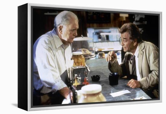 Serie televisee COLUMBO with Peter Falk (inspecteur Columbo), 1971-2003 (photo)-null-Framed Stretched Canvas