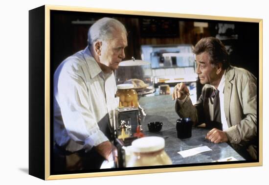 Serie televisee COLUMBO with Peter Falk (inspecteur Columbo), 1971-2003 (photo)-null-Framed Stretched Canvas