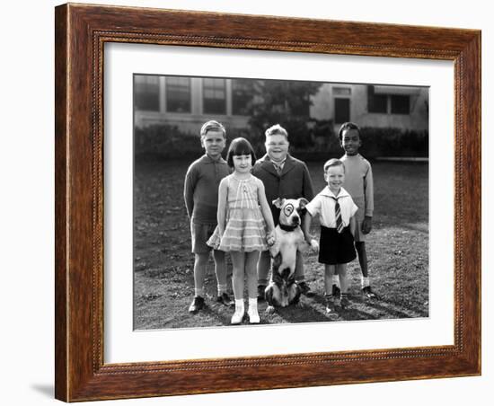 Serie Televisee Les Petites Canailles Little Rascals, C. 1930-null-Framed Photo