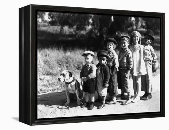 Serie Televisee Les Petites Canailles the Little Rascals, 1933-null-Framed Stretched Canvas