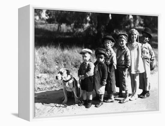 Serie Televisee Les Petites Canailles the Little Rascals, 1933-null-Framed Stretched Canvas