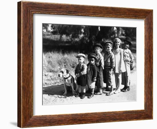 Serie Televisee Les Petites Canailles the Little Rascals, 1933-null-Framed Photo