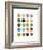 Series Colored Dots No. I-Louise van Terheijden-Framed Art Print